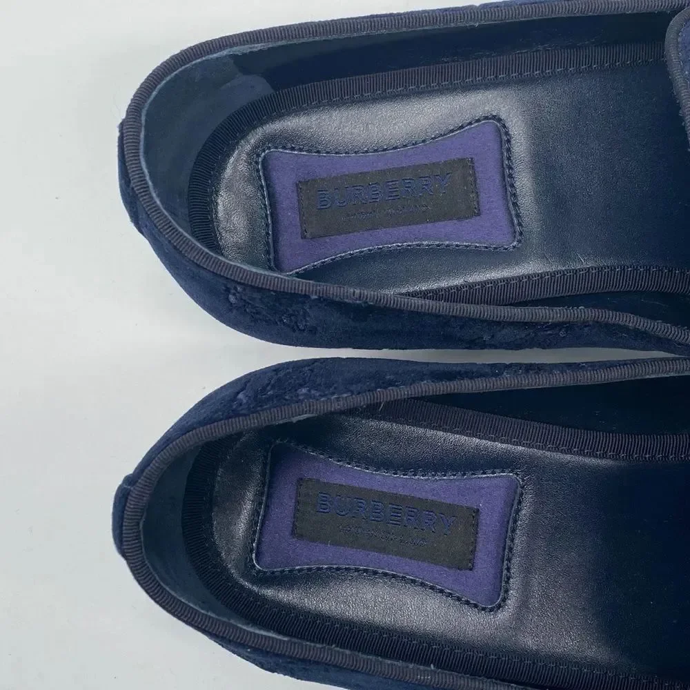 Burberry Wayne Velvet Loafer size 43.5/us size 10.5